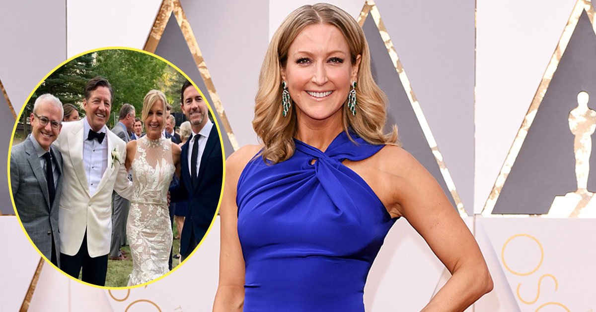 lara spencer.jpg?resize=412,232 - A apresentadora de ''Bom Dia, América'', Lara Spencer, casou-se o noivo Rick McVey e foi conduzida até o altar pelo filho