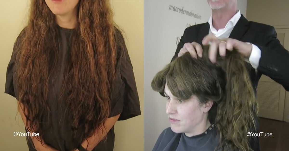makeover 13.jpg?resize=1200,630 - Esta mujer no cortó su cabellera durante años, ahora sorprendió a todos con su cambio radical