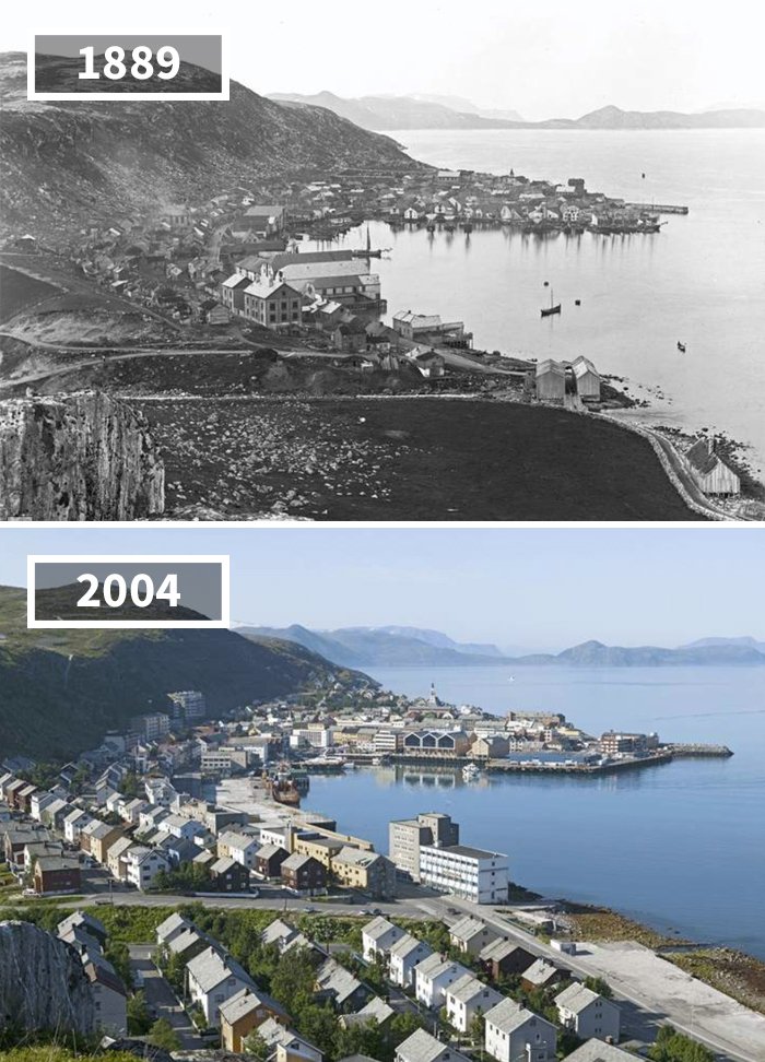 Hammerfest, Norvège, 1889 - 2004