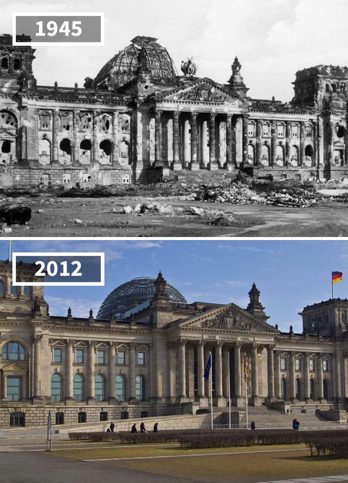 Reichstag, Allemagne, 1945 - 2012