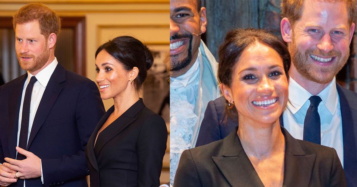 the duchess of sussex accidentally revealed prince harrys pet name and hip hop musical cast responded with a series of ahhs.jpg?resize=412,232 - Meghan Markle acidentalmente solta termo carinhoso com príncipe Harry