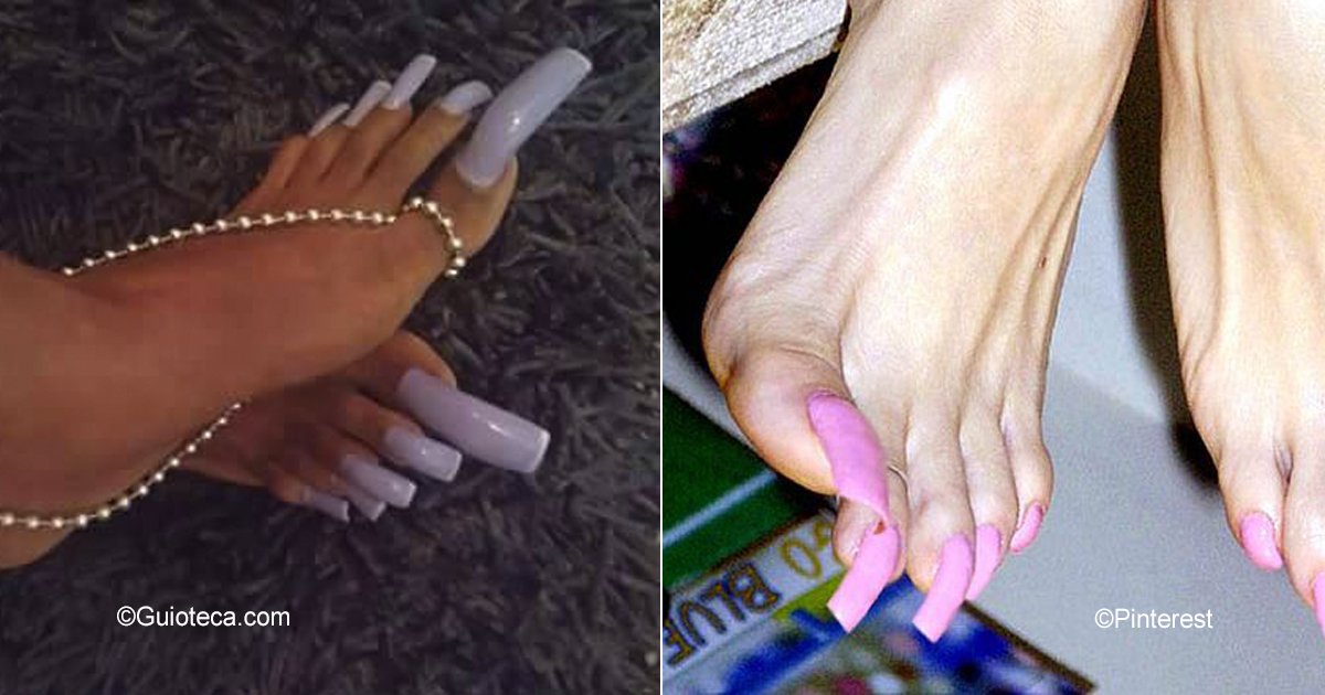 unas 1.jpg?resize=1200,630 - La nueva tendencia de las uñas largas en los pies que ha horrorizado a muchos en Instagram