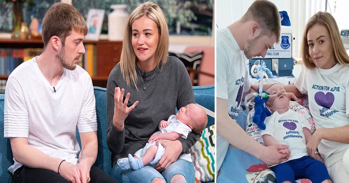 untitled 1 9.jpg?resize=412,232 - Tom Evans and Kate James Appeared On This Morning With Their Newborn Who Was Born Four Months After Alfie Died