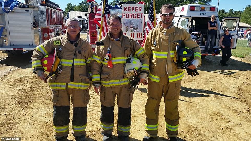 Murphy (right) had been with the Montgomery Volunteer Fire Department since June 2016. He was 