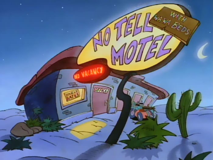 After A Tiring Day You Could Go To This Motel From Rocko