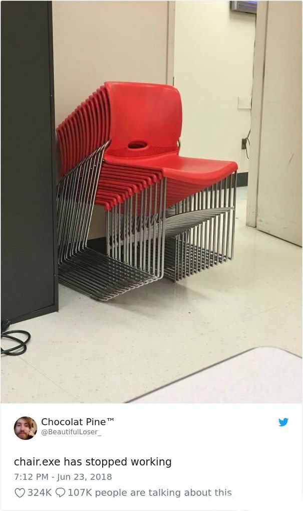Chair.exe Has Stopped Working