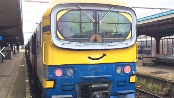 Train Vandalism In Beautiful Belgium