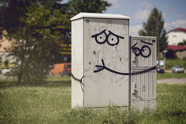 Street Art In Olsztyn, Poland