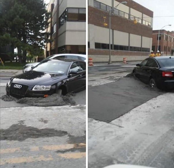 Today Someone Decided To Make An Illegal U Turn At The Worst Possible Time