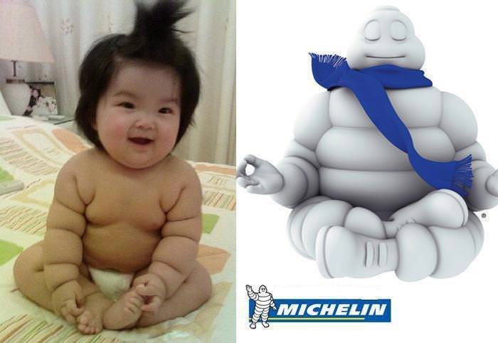 This Baby & The Michelin Man