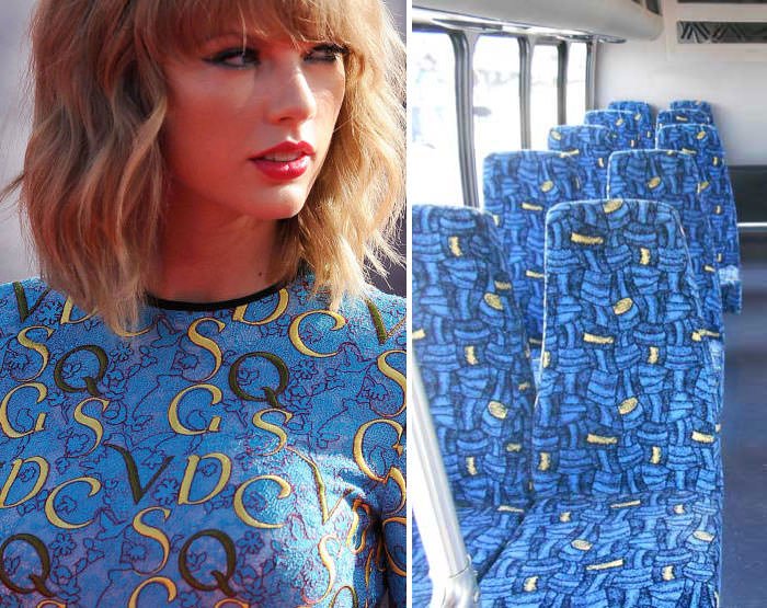 Taylor Swift And Bus Seat