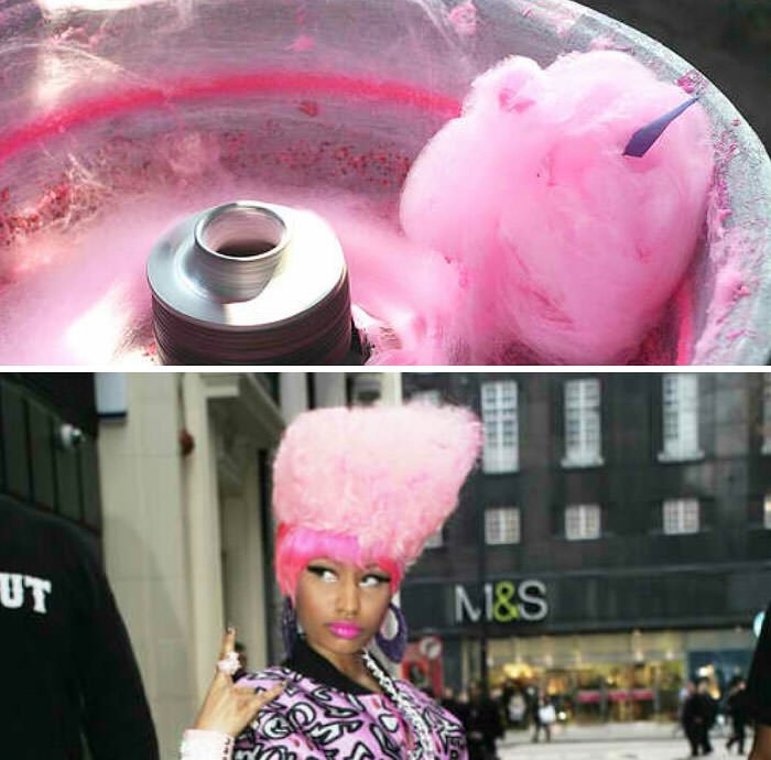 Nicki Minaj And Cotton Candy