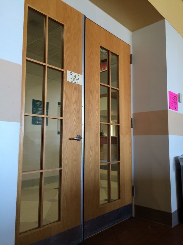 Sitting In The Maternity Waiting Room At Christiana Hospital In Delaware. The Door Is A Little Late With It