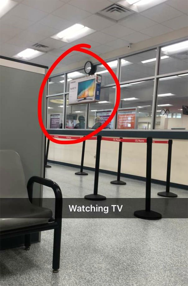  My Wife Just Sent Me This Picture From A Waiting Room
