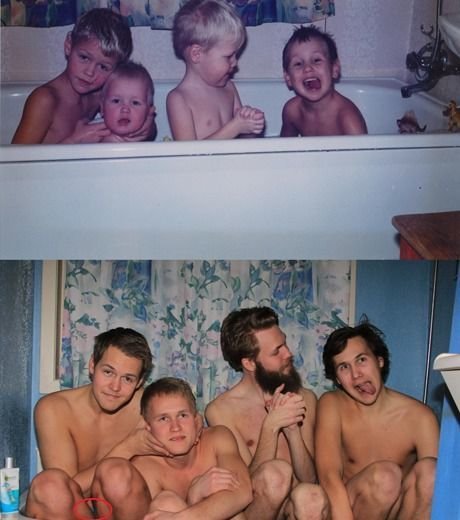 25 melhores fotos de “antes e depois” em família