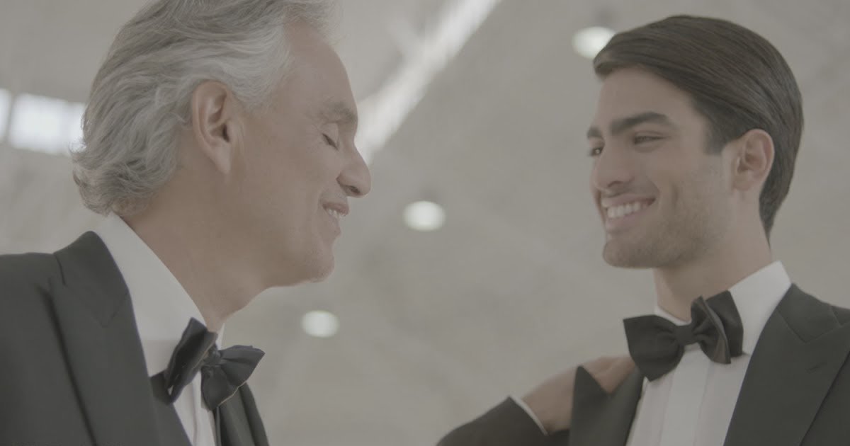 bpoteels.jpg?resize=1200,630 - Andrea Bocelli hace por primera vez un dúo con su hijo Mateo en el video ‘Fall on Me’