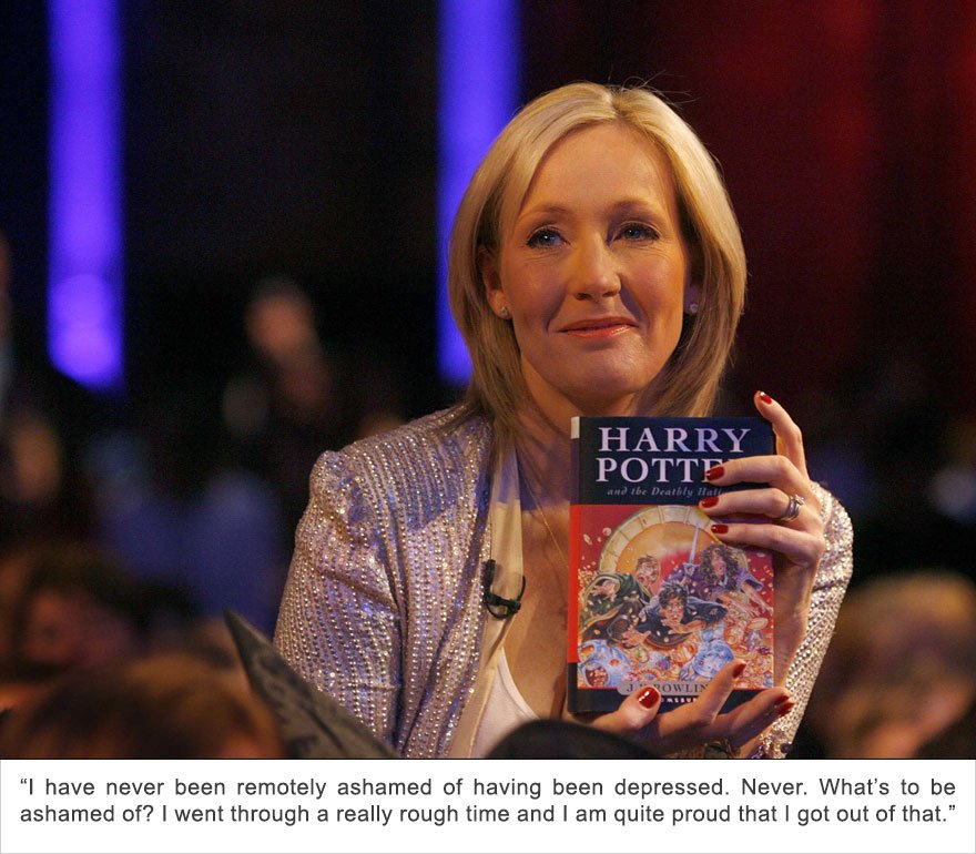 J. K. Rowling, dépression