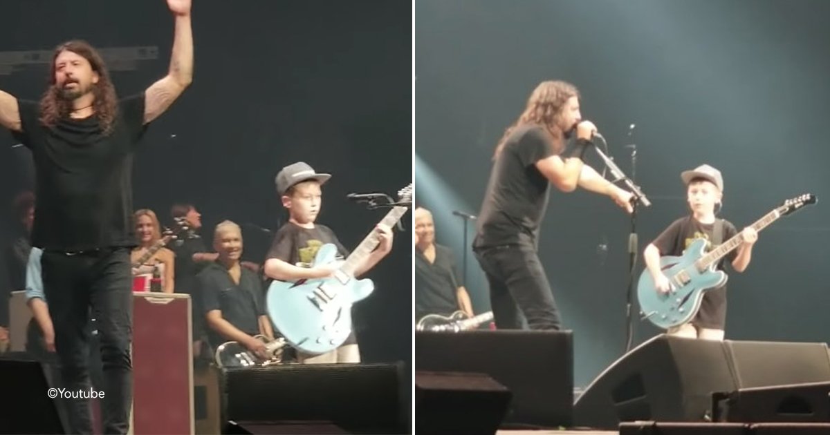 foo.jpg?resize=412,275 - Dave Grohl invita a un niño de 10 años a tocar una canción de Metallica, y lo hace increíble