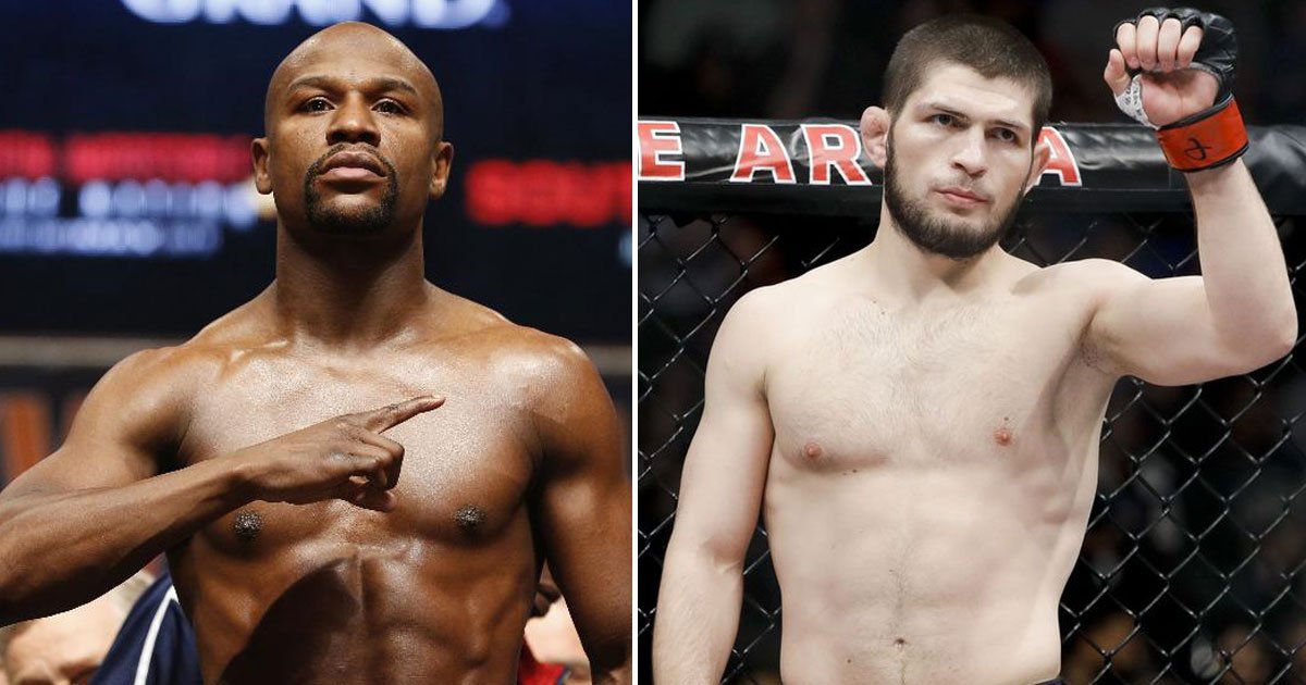 khabib floyd.jpg?resize=412,275 - «Faisons de Las Vegas un endroit génial de nouveau», a dit Floyd Mayweather après avoir accepté le défi de Khabib Nurmagomedov de se battre