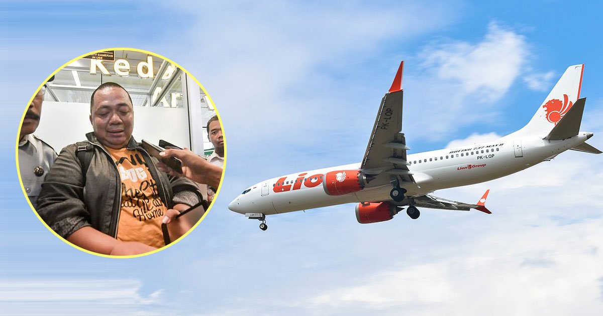 lion flight crash.jpg?resize=412,232 - Un homme a raté le vol du Lion Air qui s'est écrasé avec 189 passagers à bord
