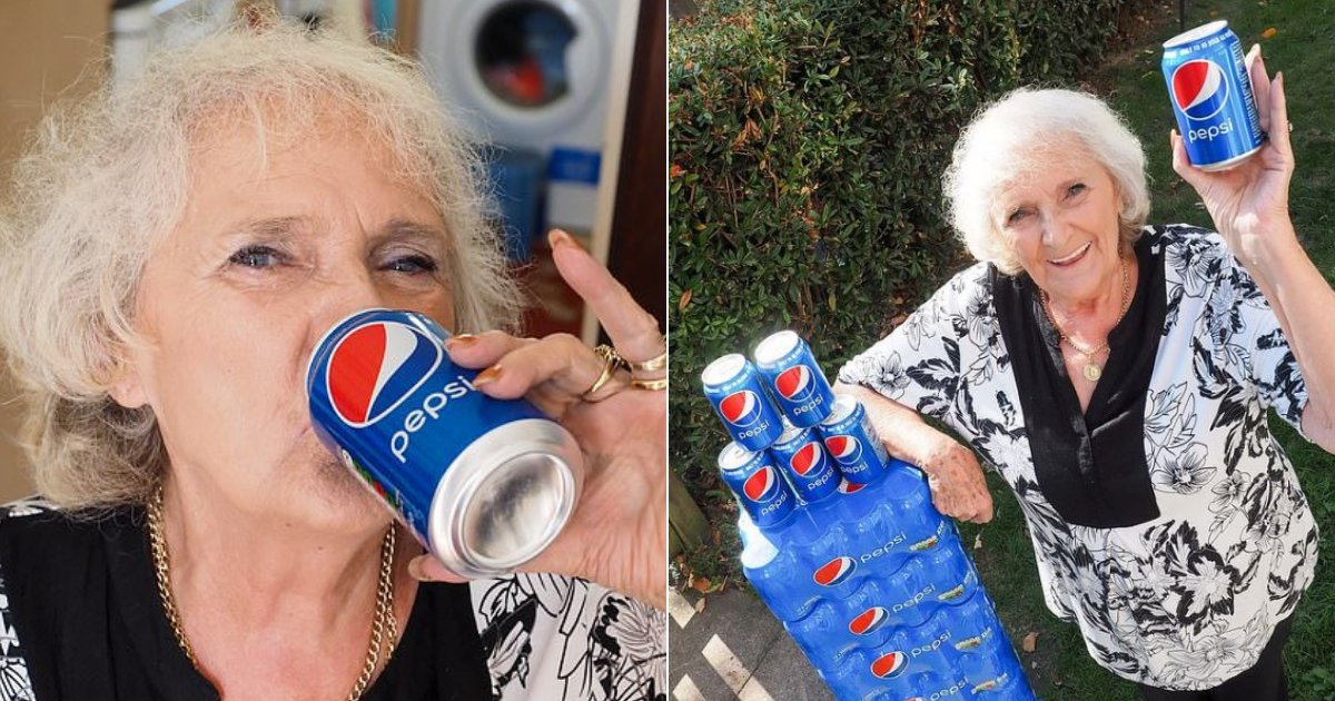 pepsi7.png?resize=1200,630 - Une arrière-grand-mère de 77 ans boit quatre canettes de Pepsi par jour depuis 64 ans