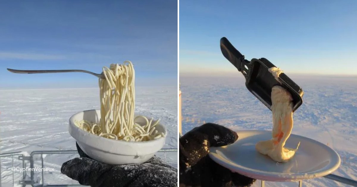 sapaguuere.jpg?resize=412,275 - ¿Qué sucede cuando intentas cocinar una comida caliente en la Antártida?