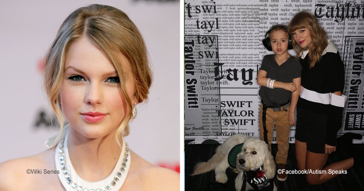 taylor.jpg?resize=412,275 - Taylor Swift conoció al niño con autismo que  hace años ayudó para que tuviera un perro de servicio