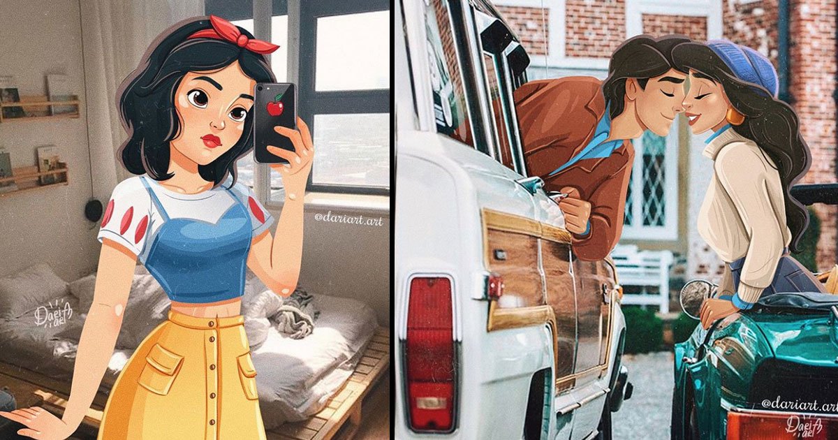 À quoi ressemblent les princesses Disney si elles vivaient dans le monde moderne Vonjour