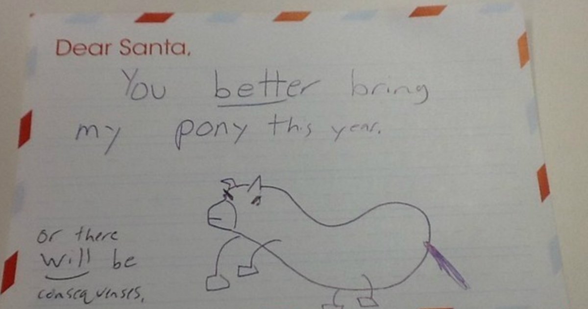 6 99.jpg?resize=1200,630 - The 19 Funniest Letters Ever Sent to Santa by Kids