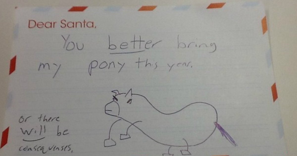 6 99.jpg?resize=412,232 - The 19 Funniest Letters Ever Sent to Santa by Kids