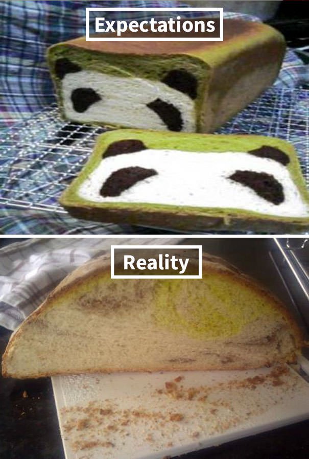 My Panda Bread Did Not Turn Out As Expected
