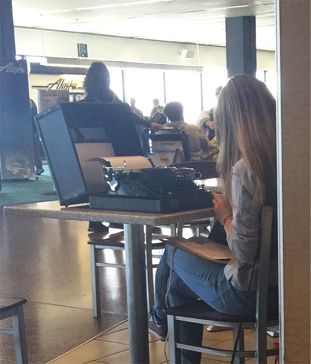 Hipsters These Days... Just Your Typical Day In A Seattle Airport