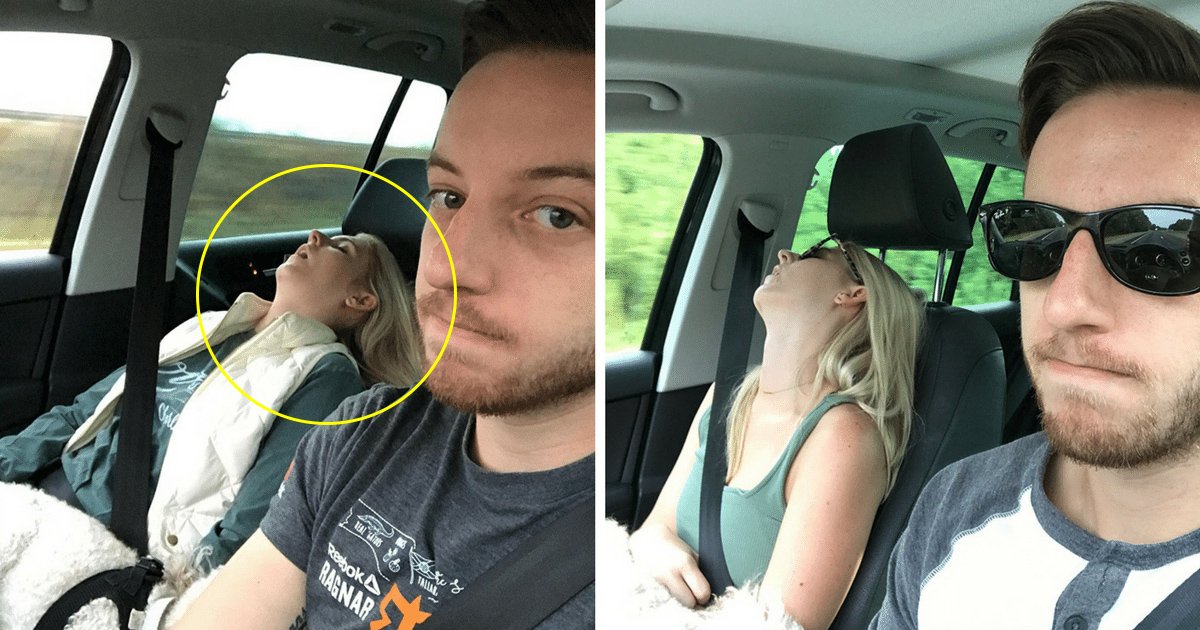 agga 2.jpg?resize=412,275 - Husband Captures Hilarious Moments Of Every Road Trip He Has Taken With His Wife