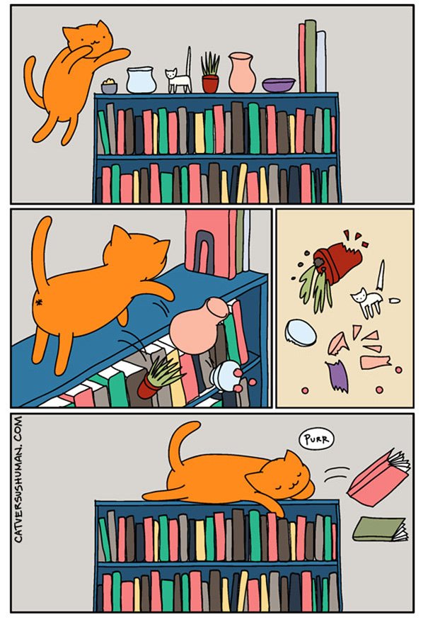 bandes dessinees vie avec chats 13.jpg?resize=1200,630 - 14 BD qui résument parfaitement la vie avec un chat