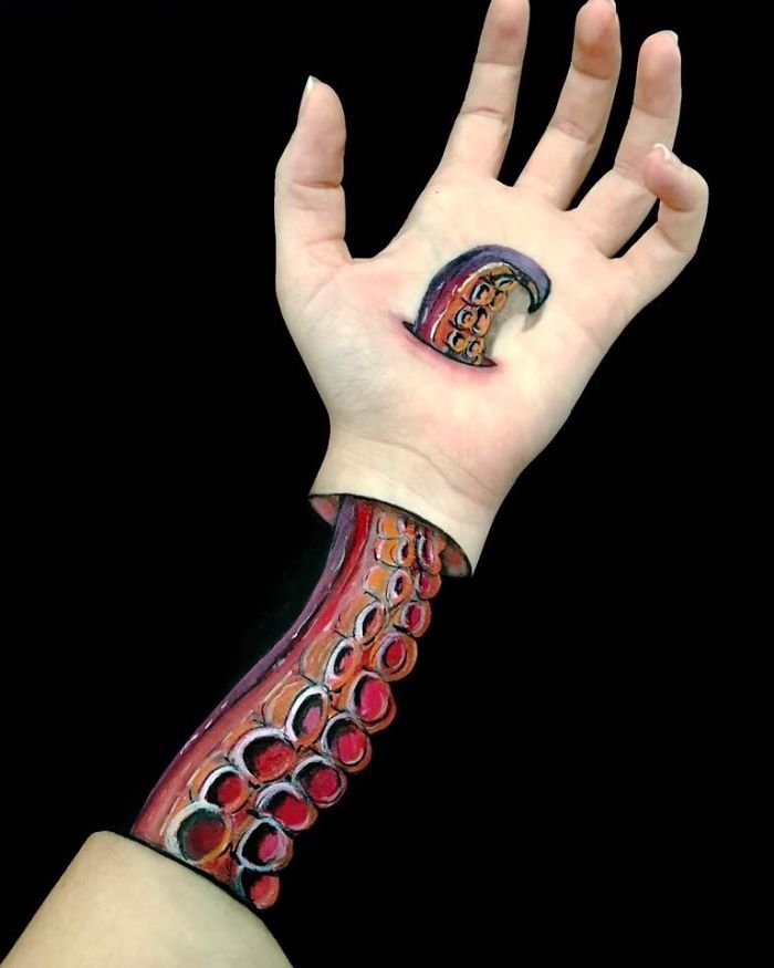 bras illusions optique lisha simpson 04.jpg?resize=1200,630 - Cette artiste transforme des bras en créations extraordinaires