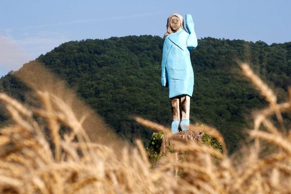 cnn.jpg?resize=1200,630 - A Life-Size Statue Of Melania Trump Had Been Unveiled As A Tribute In Her Hometown