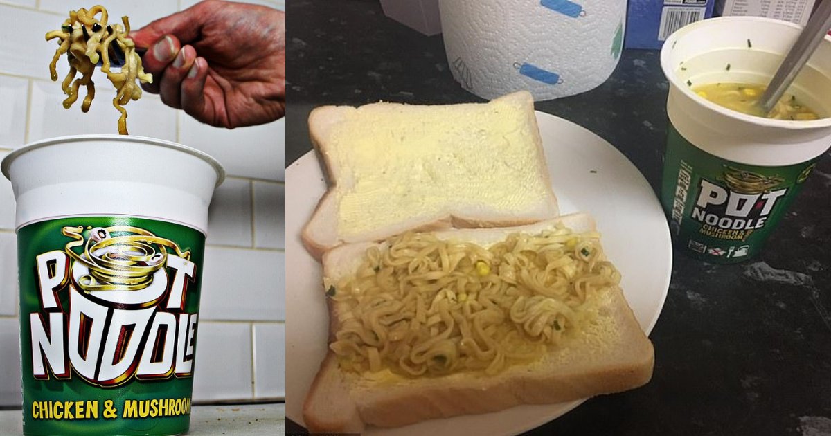 pot noodle sandwich
