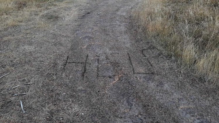 h2 5.jpg?resize=412,275 - Father And Son Rescued Missing Teen After Seeing 'Help' Carved Into The Ground