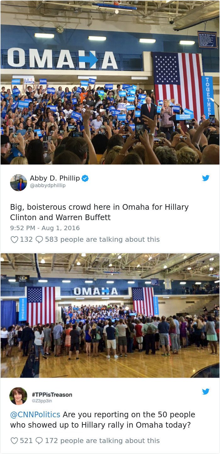 Hillary Rally à l'Omaha