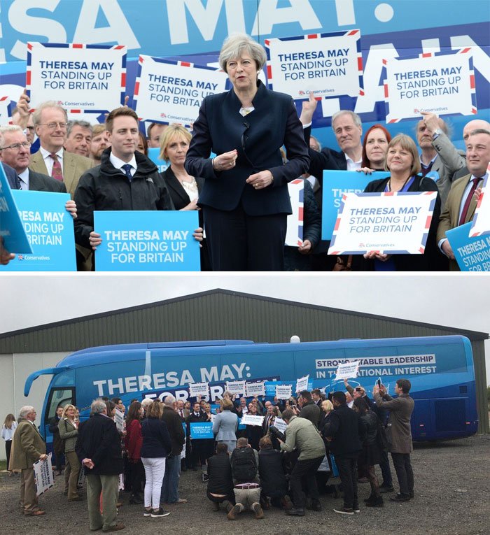 Conservative Leader Theresa May Launches The Party