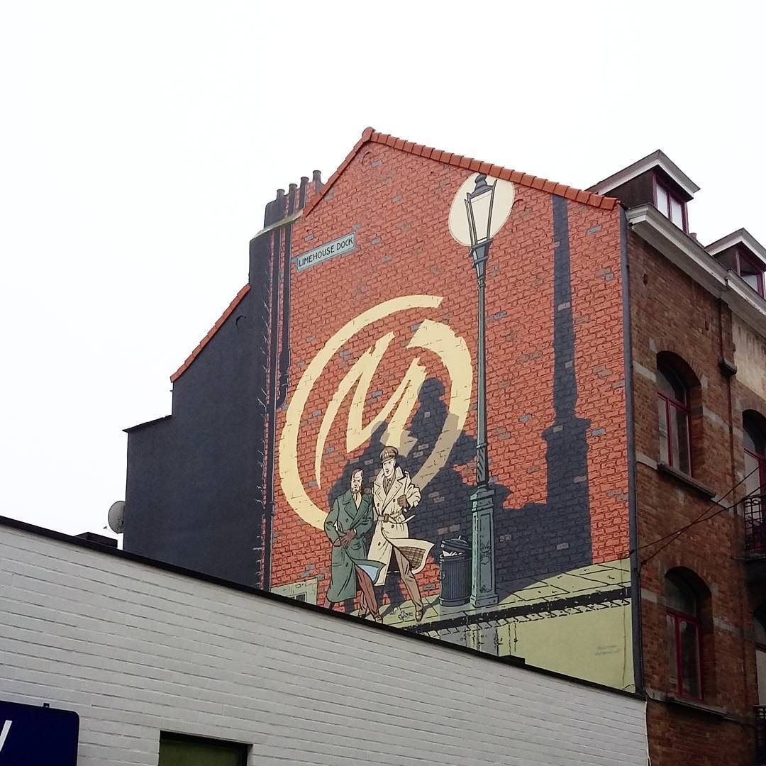 peintures murales hommage bande dessinee belge isa de bxl.jpg?resize=1200,630 - Bruxelles : à la découverte des fresques murales hommages aux héros de bandes-dessinées.