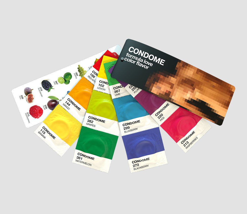 preservatifs nuancier pantone 2.jpg?resize=1200,630 - Des préservatifs de toutes les couleurs, et pour tous les goûts!