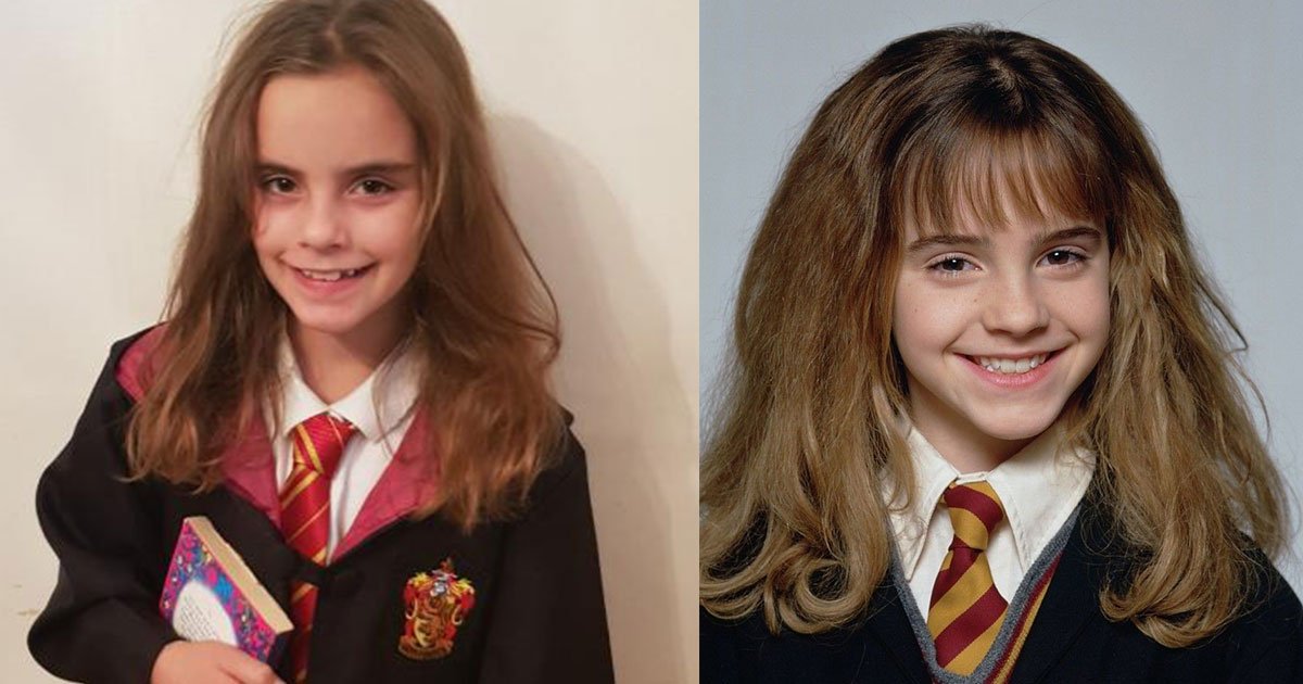 this little girl looks so much like young hermione granger from harry potter.jpg?resize=412,232 - Little Girl Looks Exactly Like Young Hermione Granger From Harry Potter