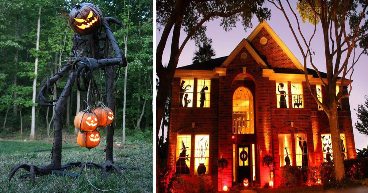 untitled 1 2.jpg?resize=1200,630 - Ces gens ont surpris leurs voisins avec leurs décorations d'Halloween à couper le souffle