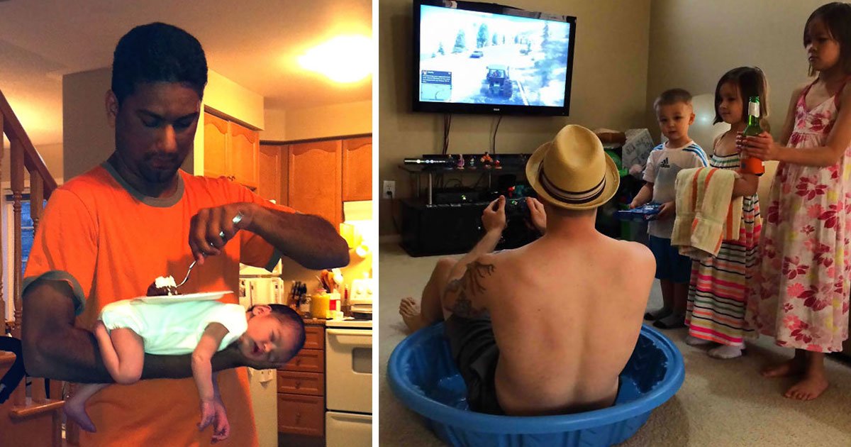 untitled 1 51.jpg?resize=412,232 - These Pictures Show Why You Should Not Leave Your Kids Alone With Their Dads