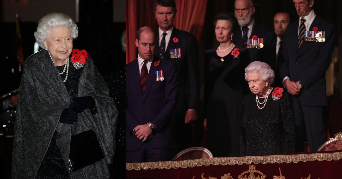 untitled design 91.png?resize=1200,630 - The Royals Remember! The Queen Joined By Prince Charles And William During Festival Of Remembrance