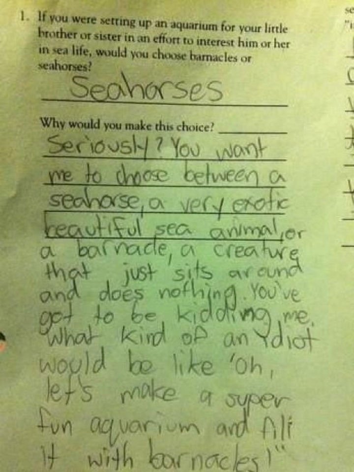19 Clever Kids - He does have a point. Genius.