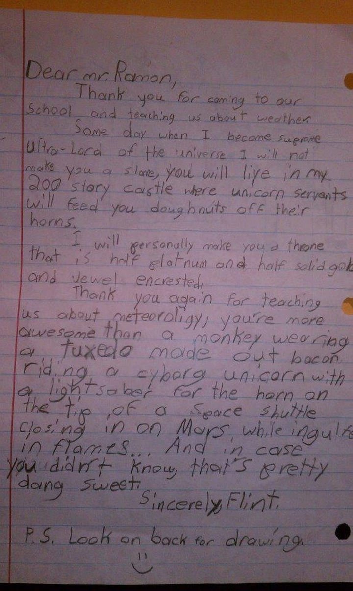 19 Clever Kids - Best. Letter. Ever! This kid is epic, a must read.