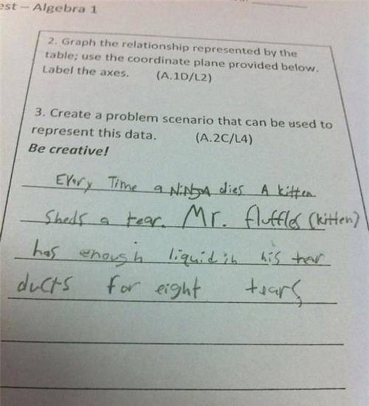 19 Clever Kids - It did ask him to be creative. Bravo!