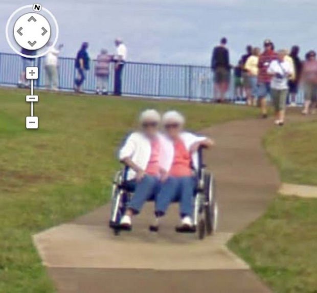 25 Weird Things Found on Google Maps - If I saw this in real life, I would run away pretty fast.